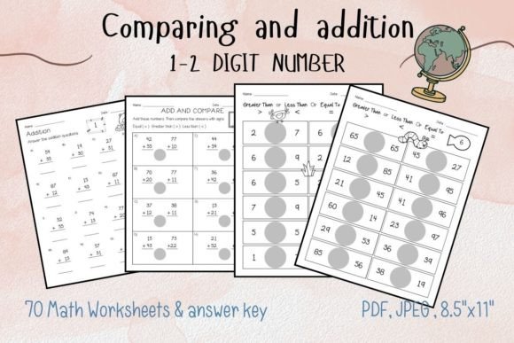 Engaging Math Practice with Comparing and Addition