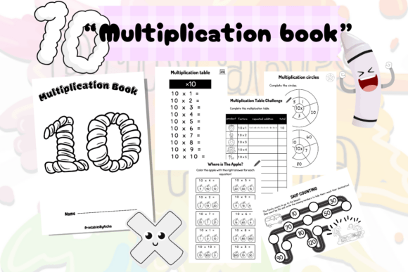Fun Printable 10 Times Table Workbook