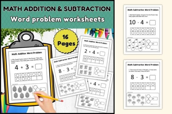 Engaging Math Word Problem Worksheets