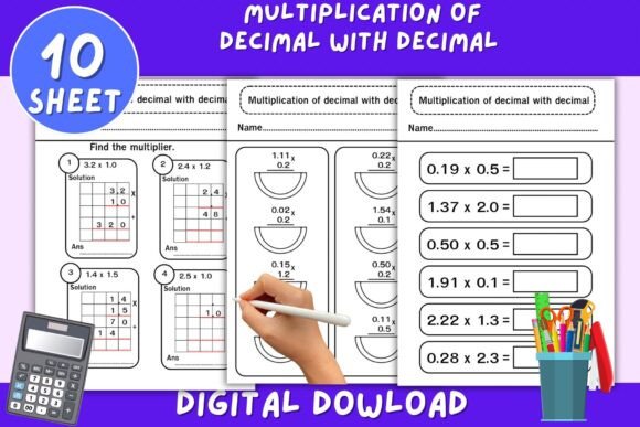 Decimal Multiplication Mastery Worksheet