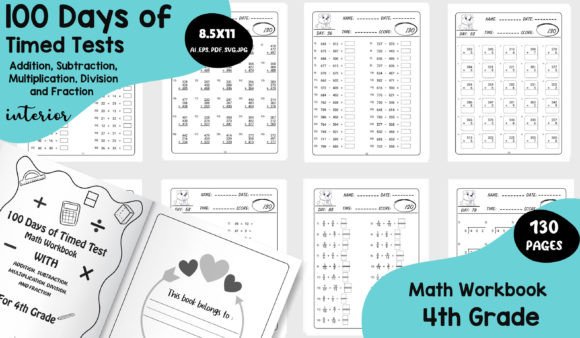 Comprehensive Math Workbook for Timed Tests