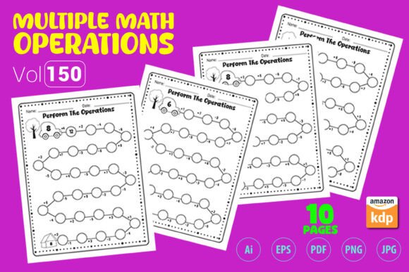 Comprehensive Mixed Math Challenge Worksheets