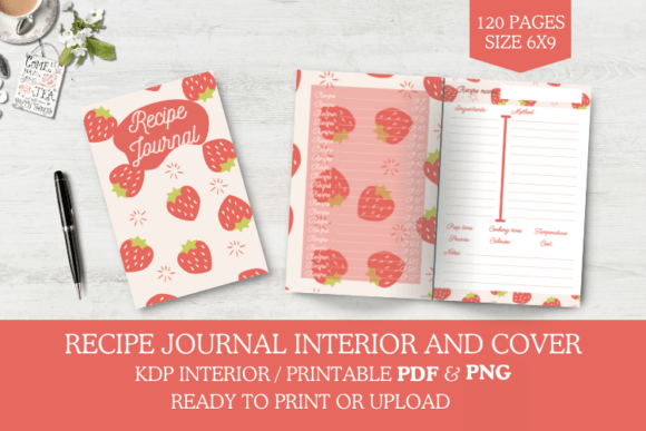 Printable Recipe Journal Kit