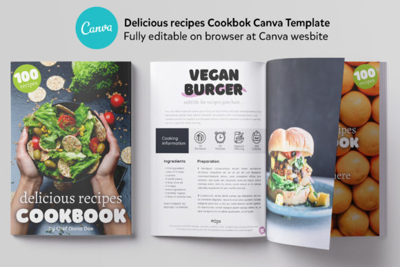 Gourmet Recipe Book Template