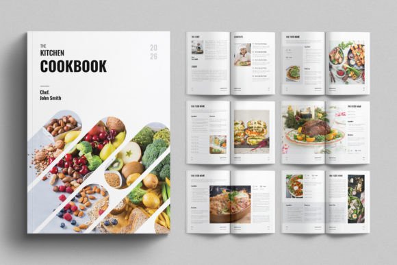Elegant Cookbook Design Template