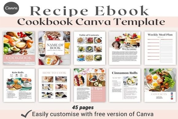 Customizable Cookbook Template