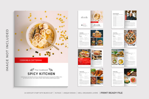 Elegant Cookbook & Recipe Book Templates