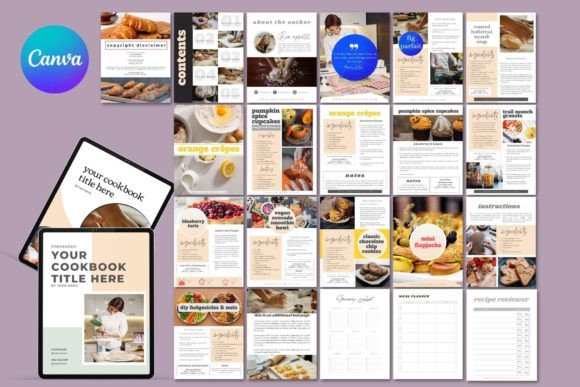 Canva Recipe Template EBook
