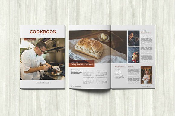 Elegant Indesign Cookbook Template