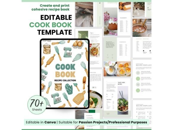 Customizable Family Recipe Ebook Template