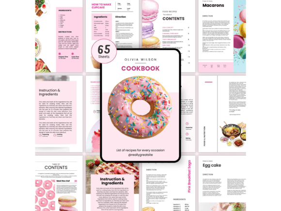 Digital Culinary Recipe Template