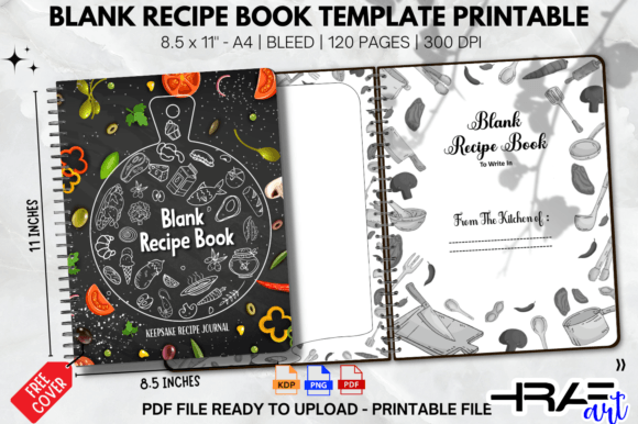 Printable Blank Recipe Book Template