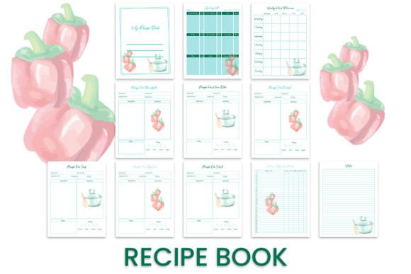 Recipe Journal and Planner Set