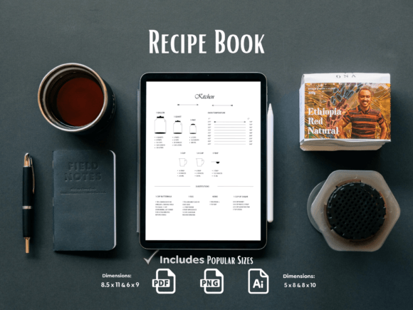 Comprehensive KDP Recipe Book Templates