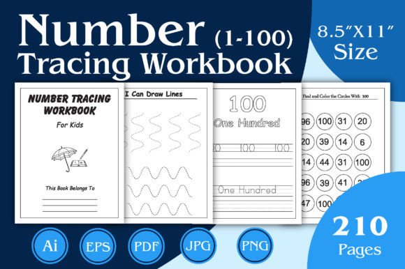 Comprehensive Number Tracing Workbook