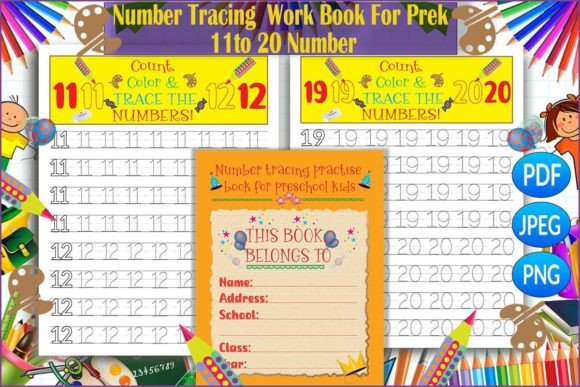 Printable Number Tracing Workbook
