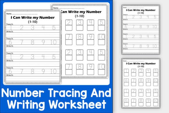 Fun Number Tracing & Handwriting Workbook