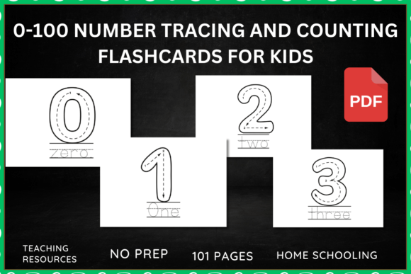 Printable Number Tracing and Counting Worksheets