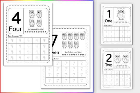 Engaging Number Tracing Worksheets