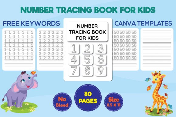 Number Tracing Workbook 1-50