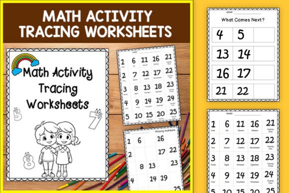Engaging Number Tracing & Math Activities Workbook