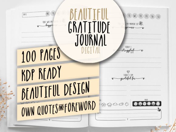 Customizable Gratitude Journal Template