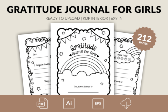 Rainbow Gratitude Journal