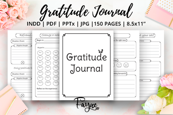 Gratitude Journal KDP Template