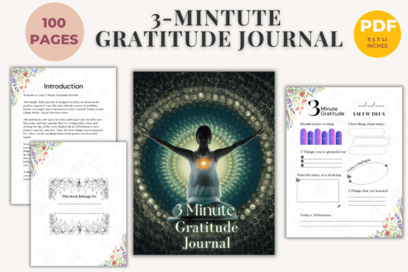 Transformative 3-Minute Daily Gratitude Journal