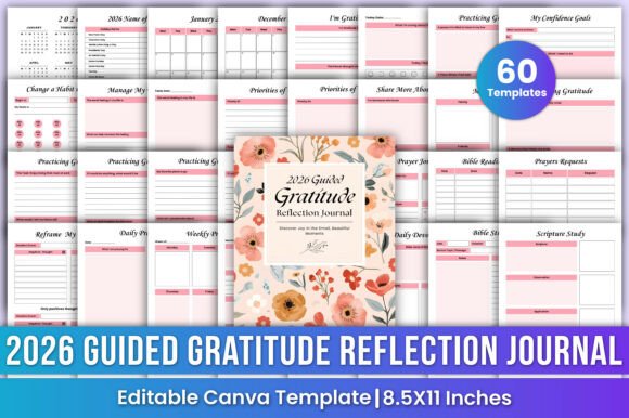 2026 Mindful Gratitude Journal