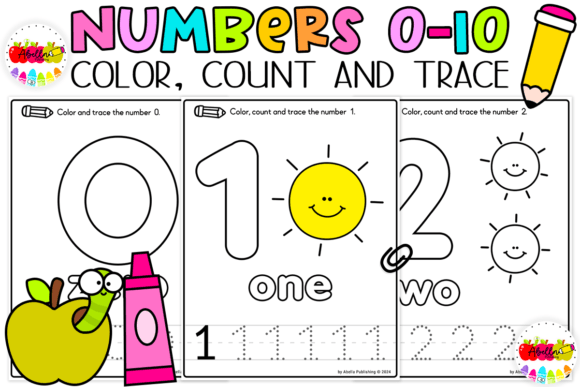 Learning Basic Numbers Worksheets