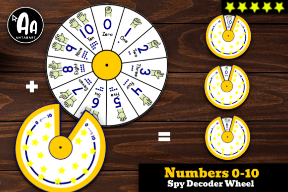 Interactive Number Decoder Wheel