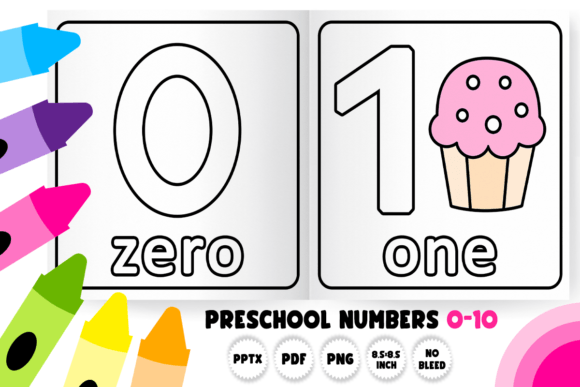 Numbers 0-10 Coloring and Activity Pages