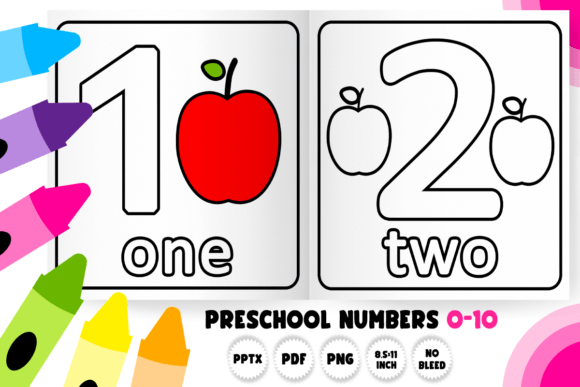 Numbers 0-10 Coloring & Activity Book