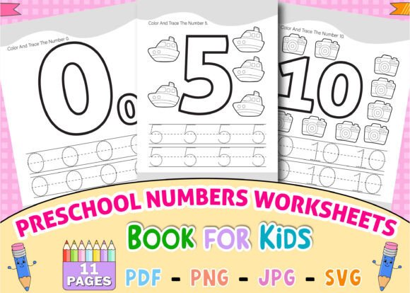 High-Quality Number Worksheets 0-10