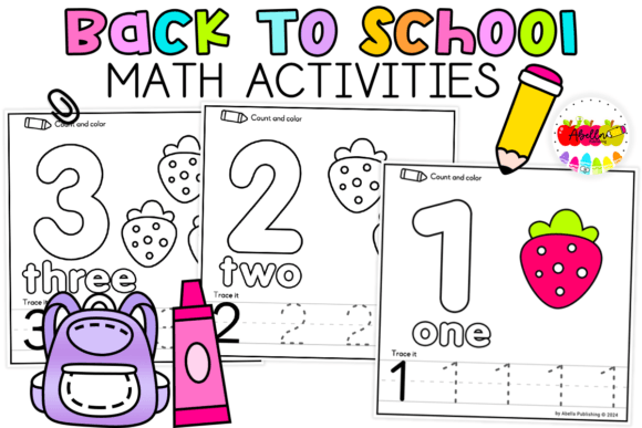 Kindergarten Math and Fine Motor Skills Workbook