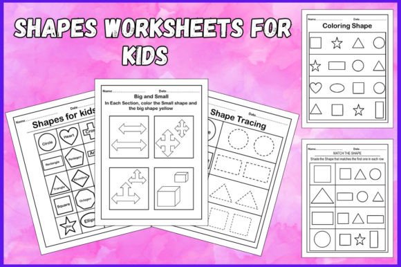 Interactive Shape Learning Worksheets