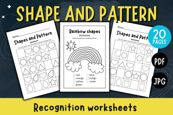 Comprehensive Shape Recognition Worksheets