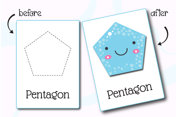 Shape Learning Flashcards & Worksheets