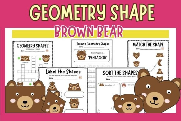 Brown Bear Geometry Shapes Activities