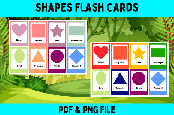 Interactive Shape Learning Cards