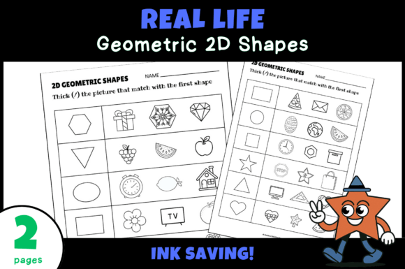 Connect Real Life with 2D Shapes Activity