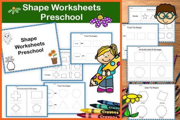 Interactive Shape Learning Worksheets