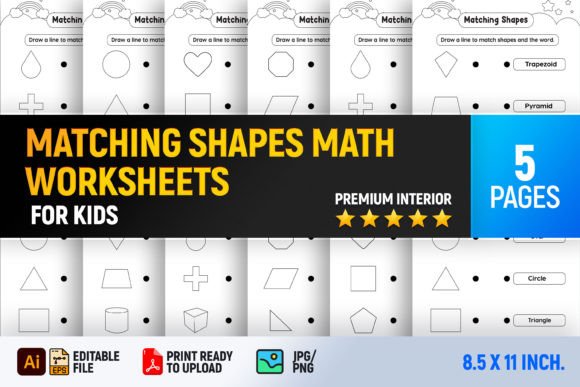 Whimsical Matching Shapes Adventure