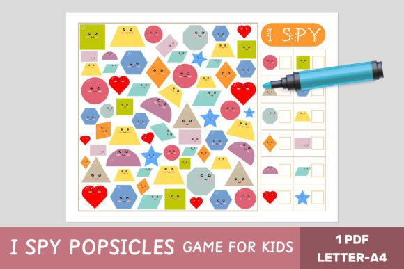 Engaging I Spy Math Game with Shapes