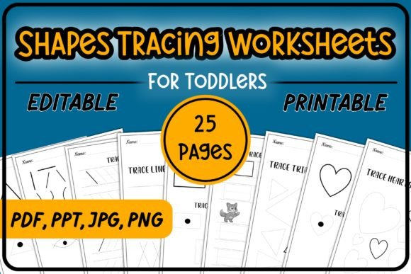 Fun Shapes Tracing Workbook