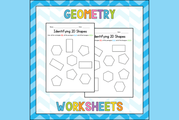Engaging 2D Geometry Practice Sheets