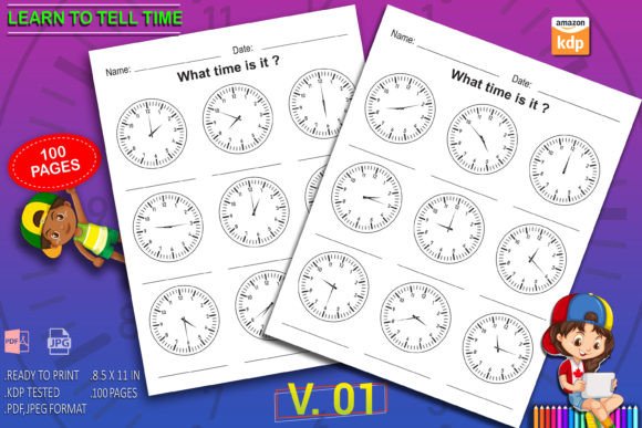 Printable Time Learning Worksheets