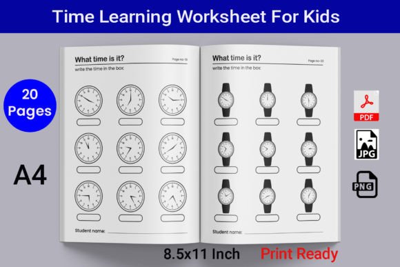 Creative Time Learning Worksheets