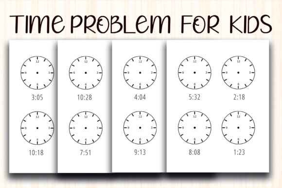 Kid's Time Learning Activity Book